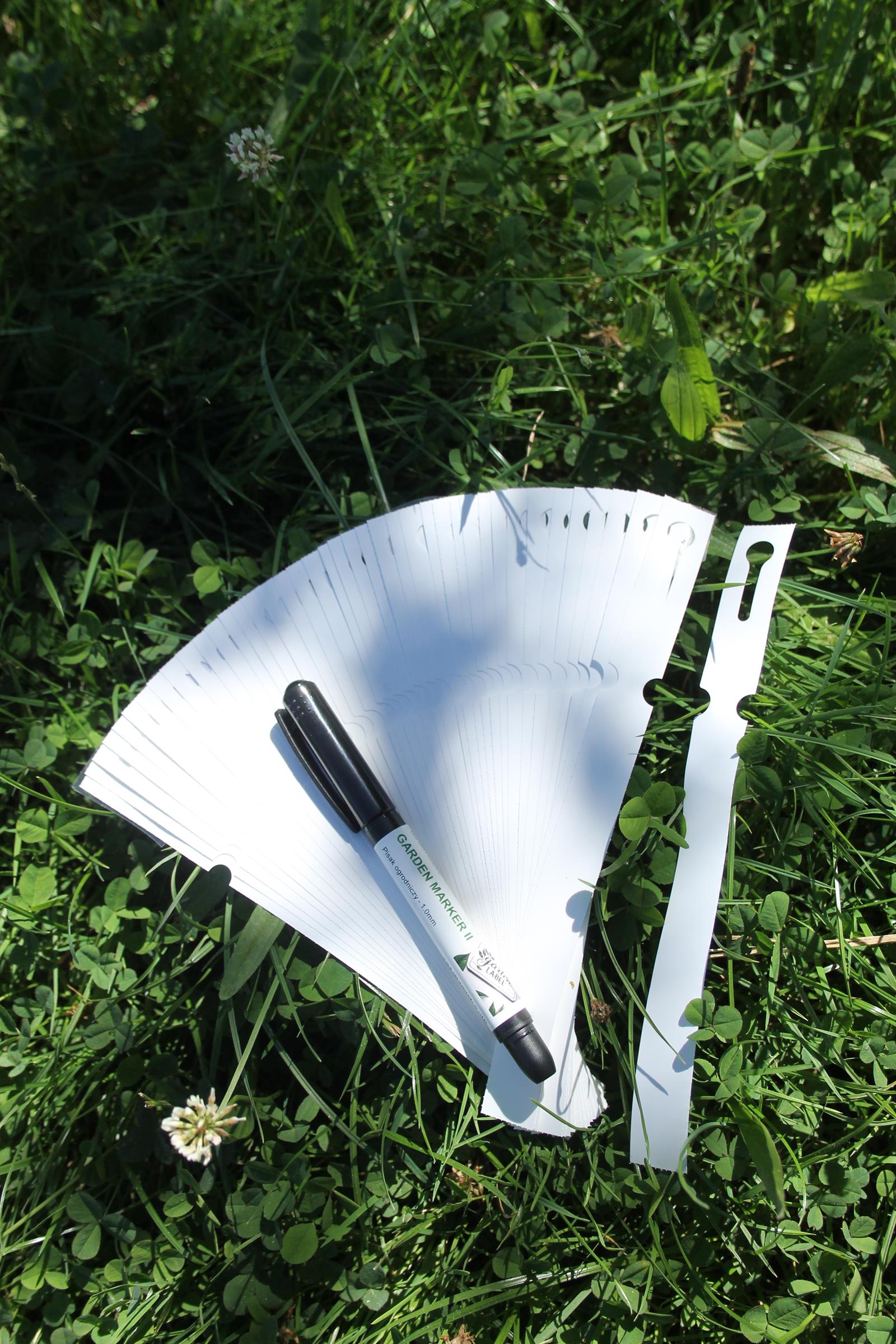 Etykiety ogrodnicze/sadownicze pętlowe BIAŁE 200x17mm(17x200) 480szt - obrazek 8