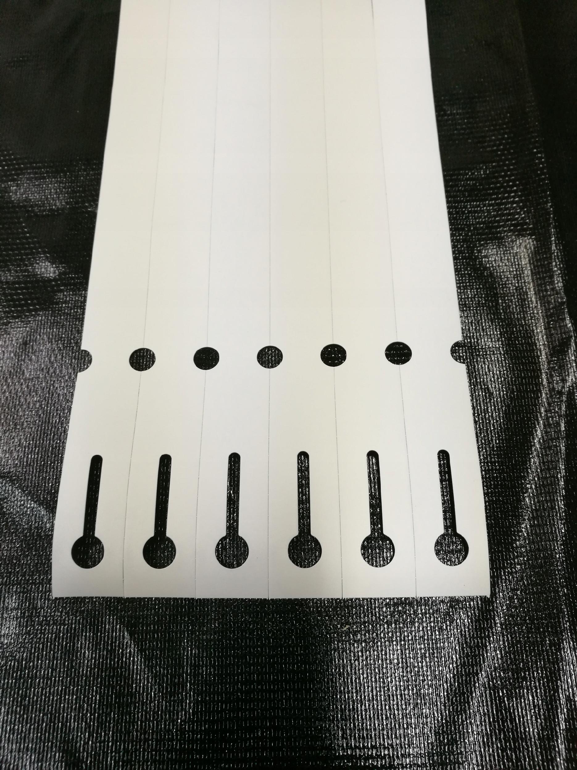 Etykiety ogrodnicze/sadownicze pętlowe CZERWONE 250x17mm(17x250) 12szt - obrazek 12