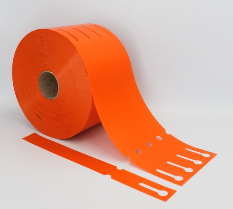 Etykiety Ogrodnicze Pętelkowe Wiązane 250mm x 25mm 25x250 Pomarańczowe 2000szt - obrazek 9