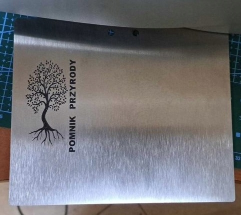 Tabliczka ogrodowa wtykana, 155x105x450 cm, CZARNA, Aluminium zestaw 5 szt. - obrazek 5