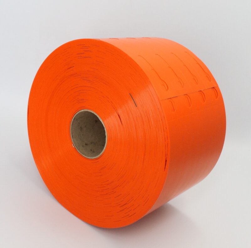 Etykiety Ogrodnicze Pętelkowe Wiązane 250mm x 25mm 25x250 Pomarańczowe 2000szt - obrazek 3