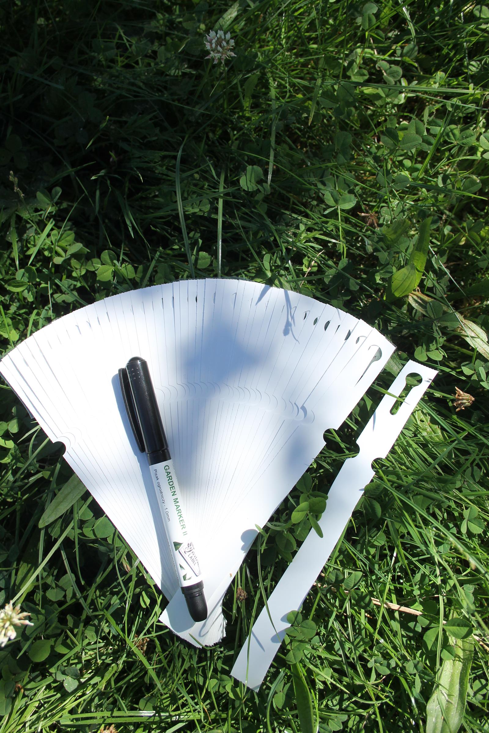 Etykiety ogrodnicze/sadownicze pętlowe BIAŁE 200x17mm(17x200) 240szt - obrazek 6