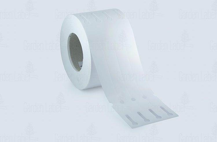 Allfolin loop label – 250x25x15-25, with tear-off tip, white