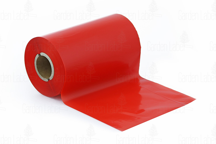 Taśma barwiąca „wosk-żywica” SUPER, czerwona -110mm x 300m
