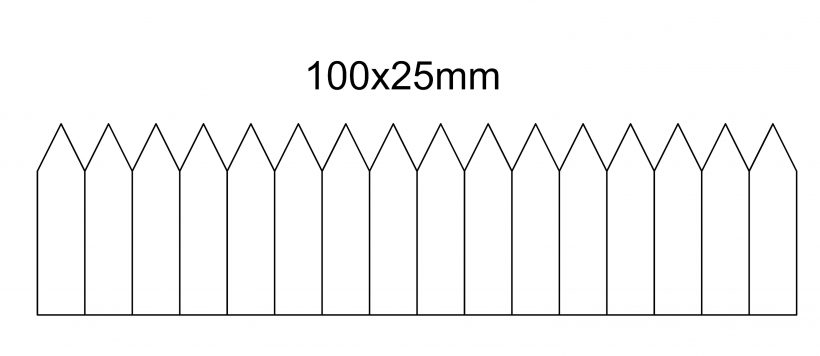 Etykieta wtykana 100×25, termotransfer, biała