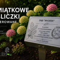 Grawerowane tabliczki pamiątkowe – wyjątkowy sposób na&nbsp;zachowanie wspomnień