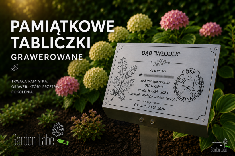Grawerowane tabliczki pamiątkowe – wyjątkowy sposób na&nbsp;zachowanie wspomnień